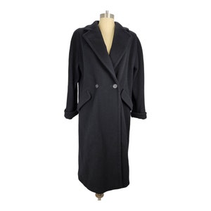 【80s】Vintage Shawl Collar Wool Coat USA VTG Wimbledon Wool Shawl Collar Officers Coat 1940s