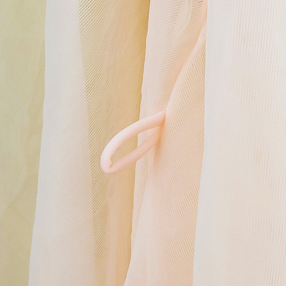 Vintage Pale Pink 1950s Double Layer Chiffon Unio… - image 8