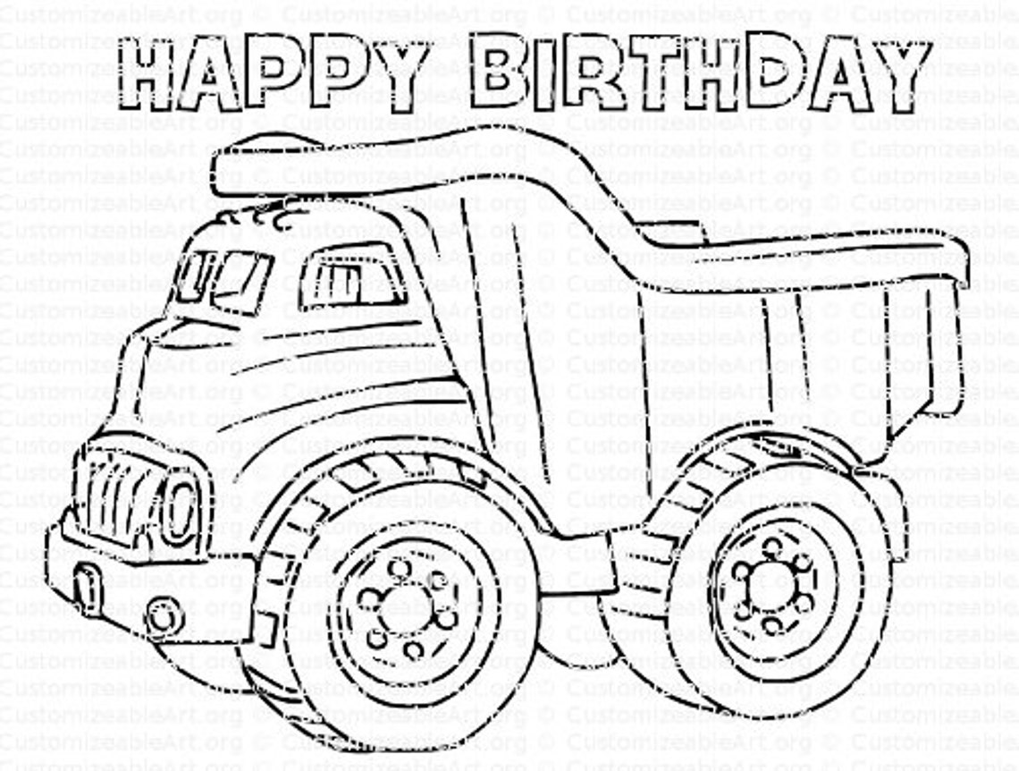 Dump Truck Printable Dump Truck Birthday Party Printables Dump Etsy