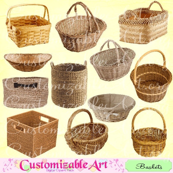 Plastic Basket Clipart