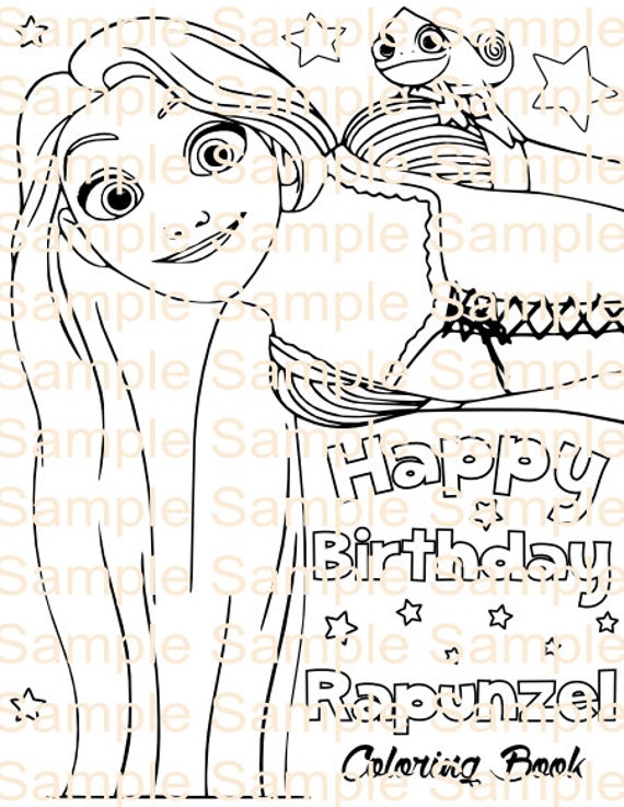 5700 Coloring Book Rapunzel Free Images