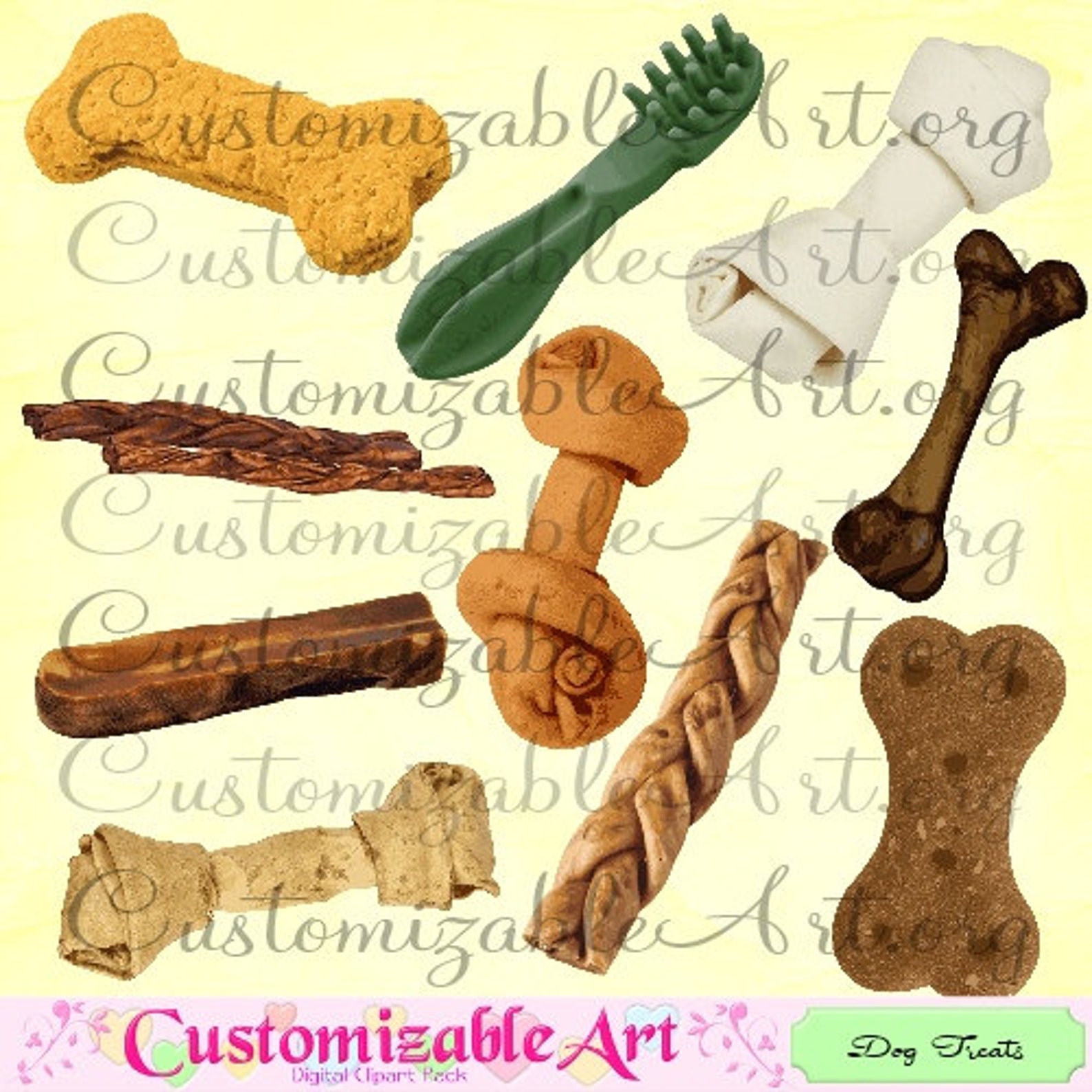 Dog Treats Clipart Digital Dog Treat Clip Art Treats Chews Puppy Play