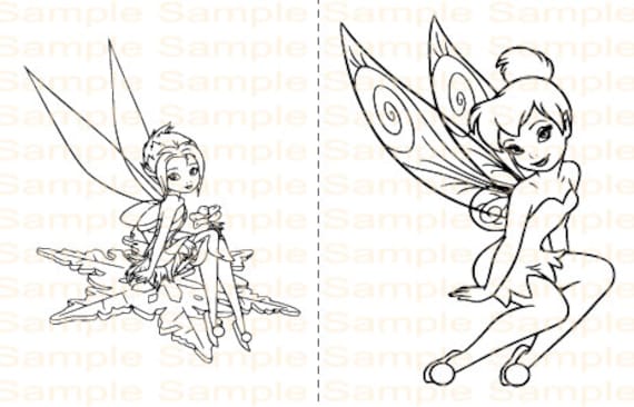 Tinkerbell Party Favor Printable Tinkerbell Party Supplies Fairy Coloring Pages Sheets Book Fairies Pirate Fairy Vidia Fawn Tink Theme Ideas Etsy