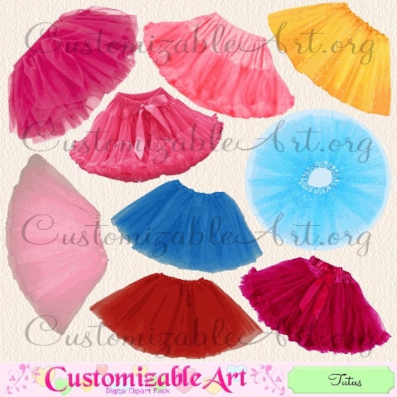 Tutu Clipart Digital Tutu Clip Art Images Pink Ballet Girls Etsy Canada