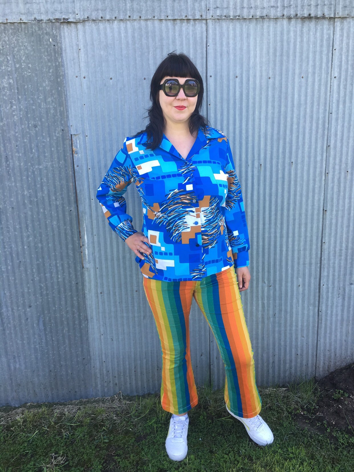 novelty button down