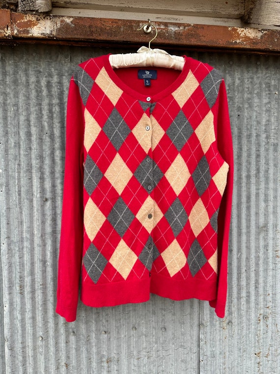 Vintage cashmere argyle - Gem