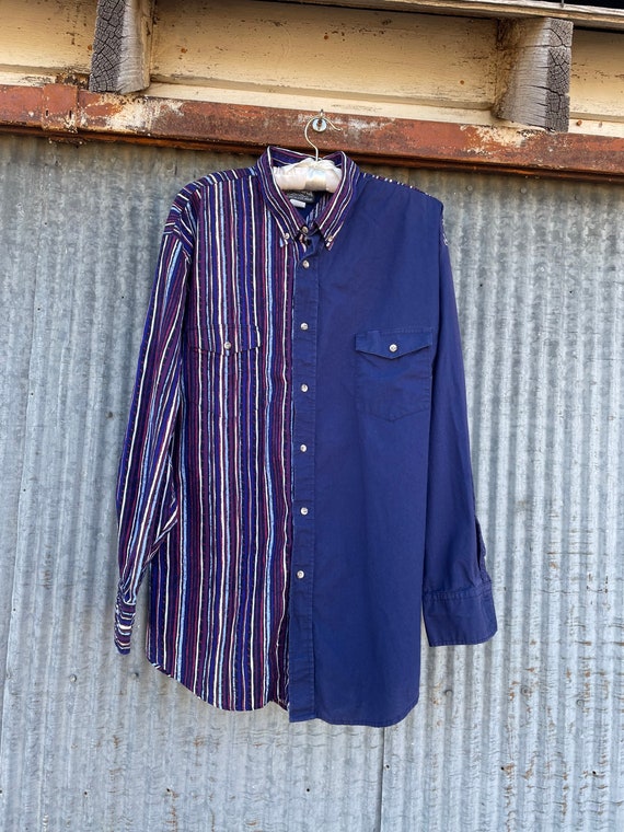 Vintage 90s Cowboy Button up Shirt 
