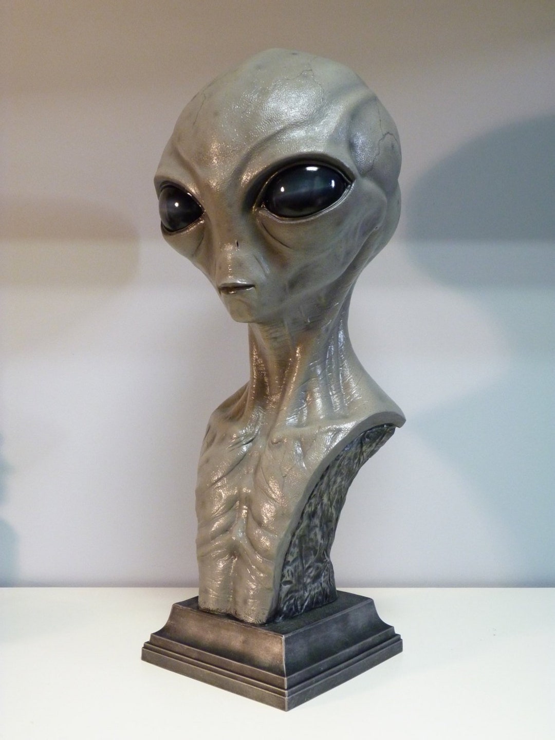 Alien Grey Bust Life Size, Inspired X Files, Science Fiction