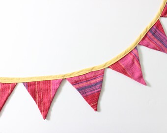 Hot Pink Pale Pink Party Decor Various Sizes Details about / Fabric Bunting Shades of Pinks