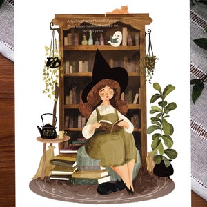 Witches Room Illustration Art Print