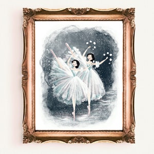 Dance of the Snowflakes Print