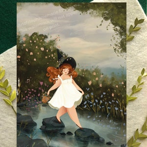 Summer Witch Illustration Print