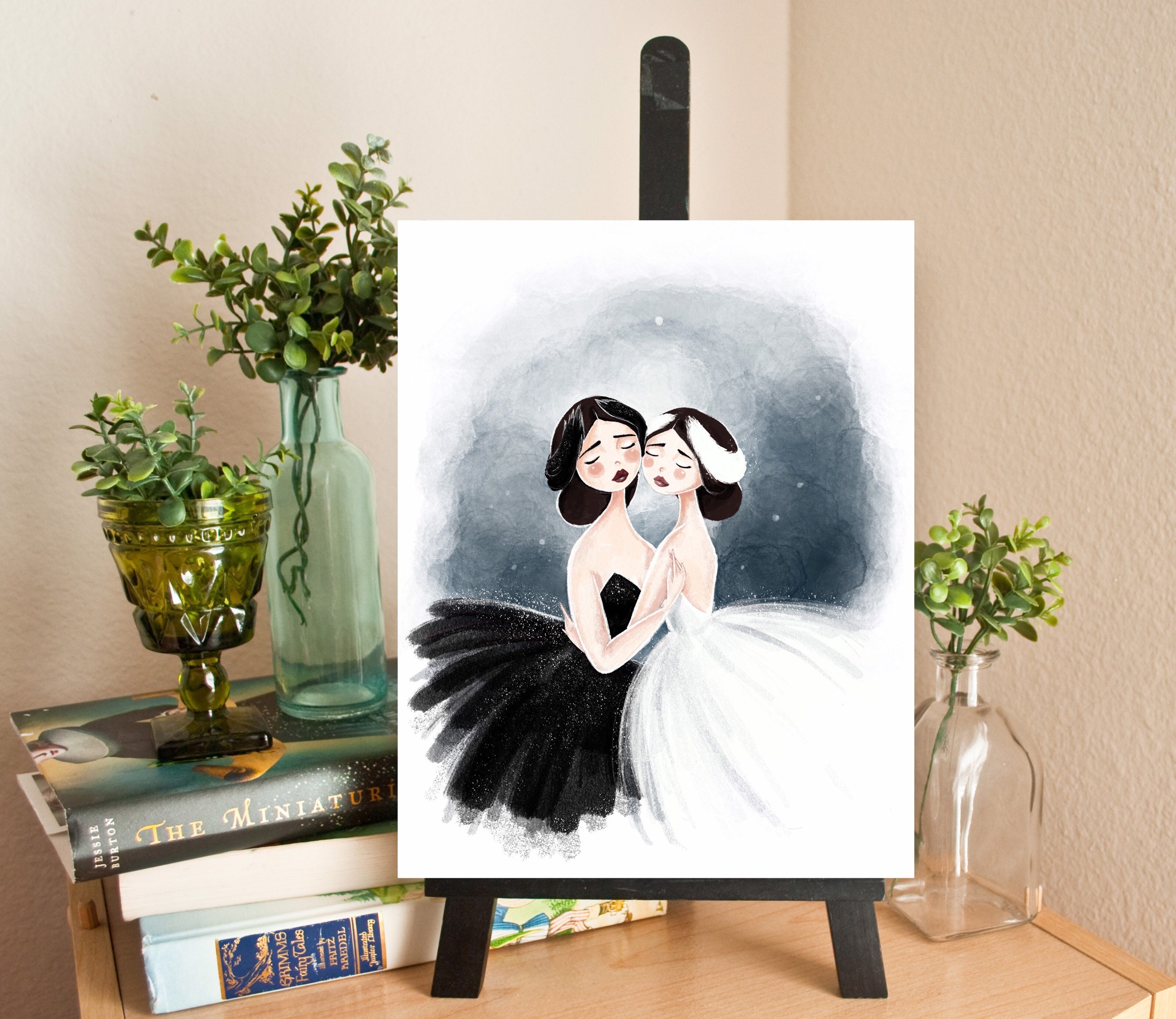 Odette/odile Art Print - Etsy