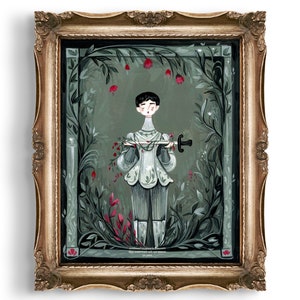 The Knight Illustration Art Print