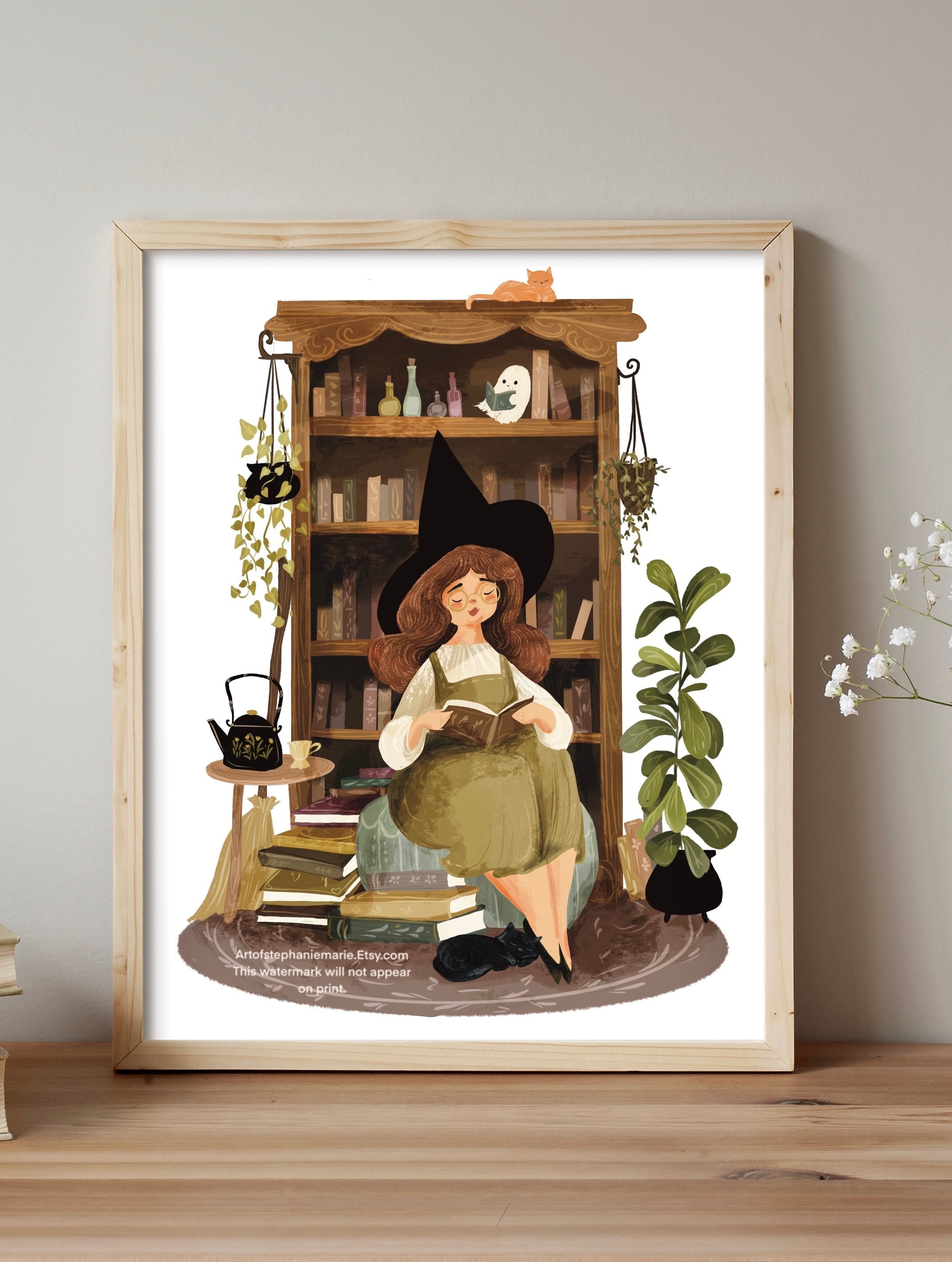 Witches Room Illustration Art Print - Etsy