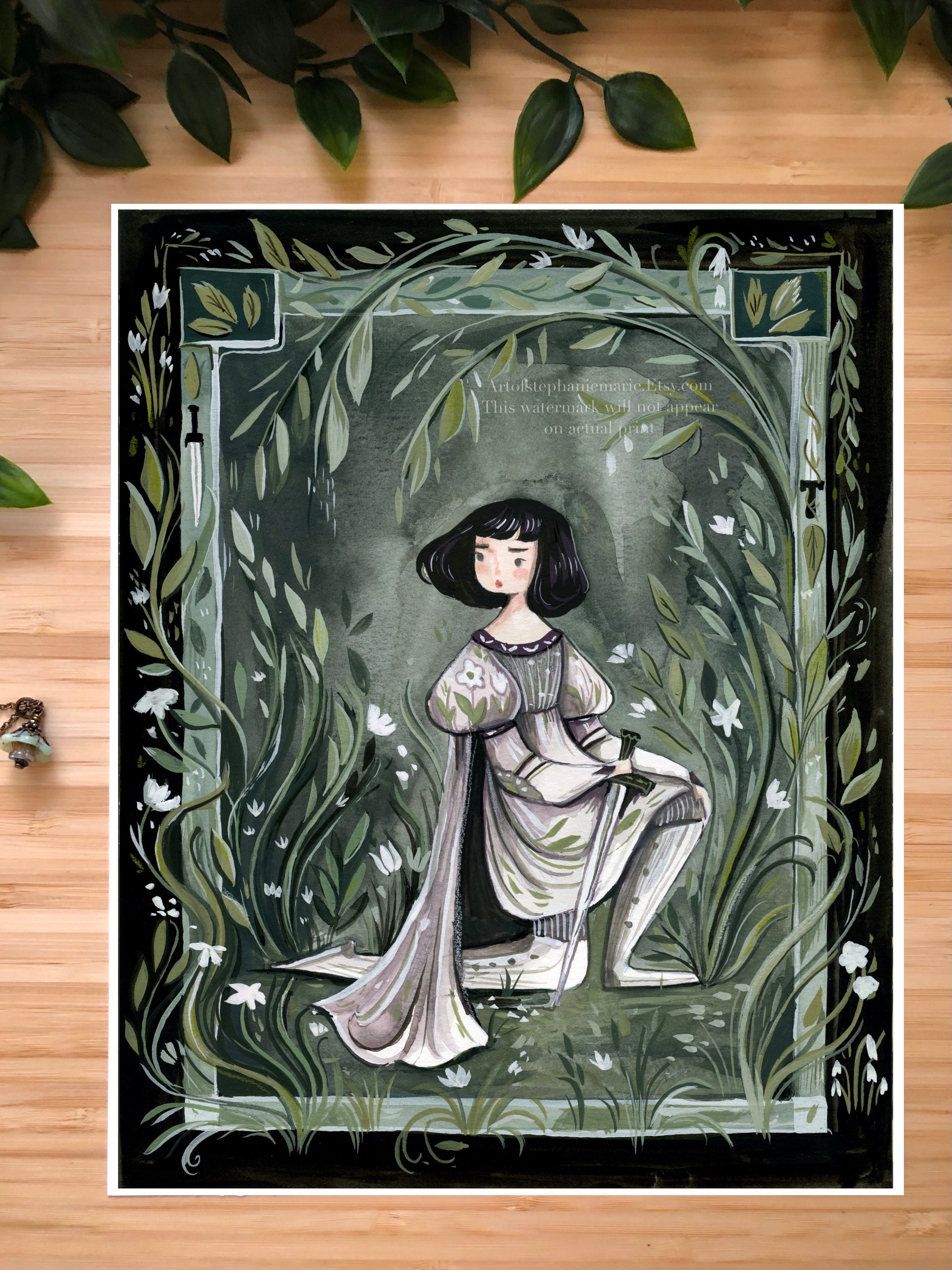 The Knight Illustration Art Print - Etsy