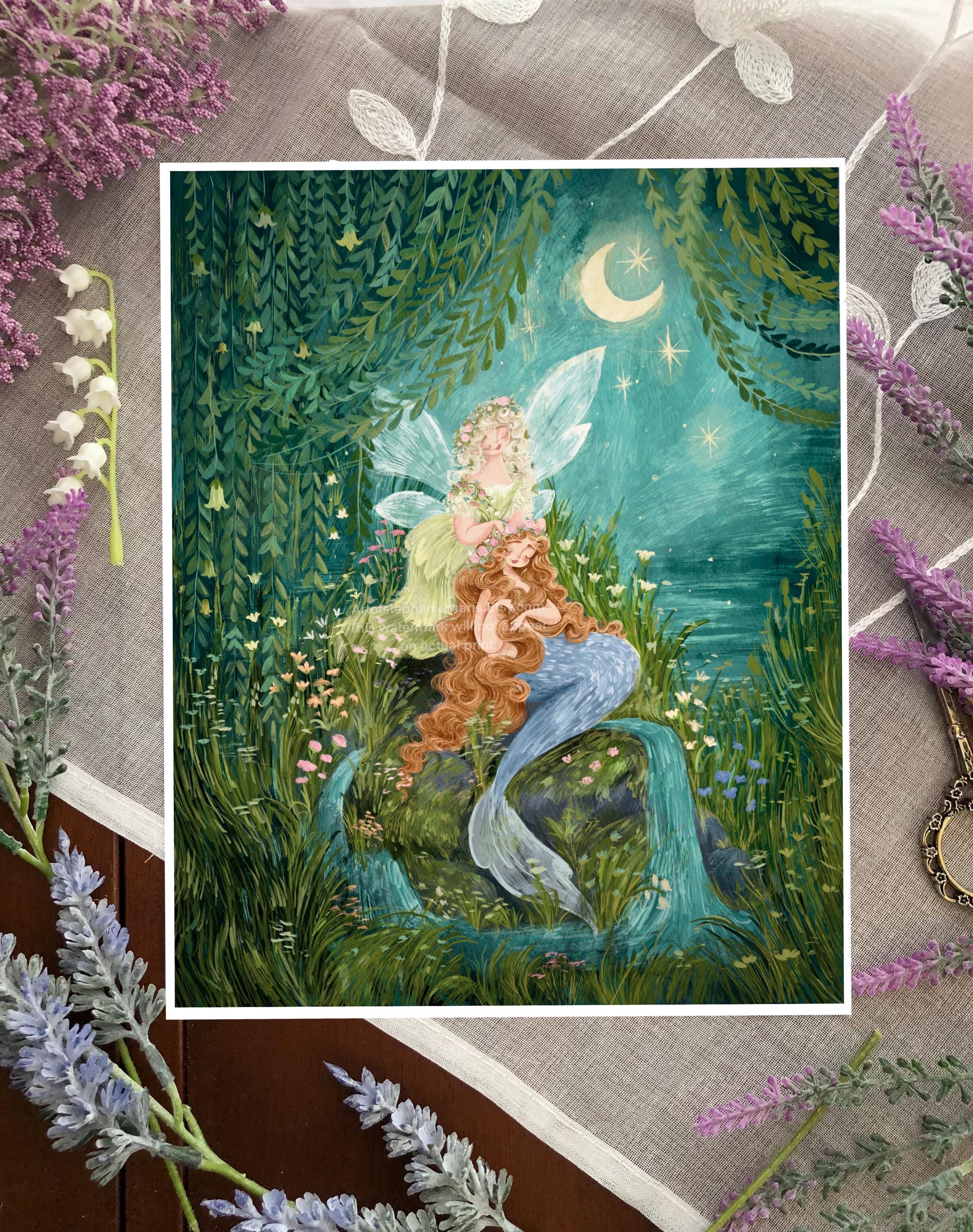 Fairy Tails  Illustration Art Print