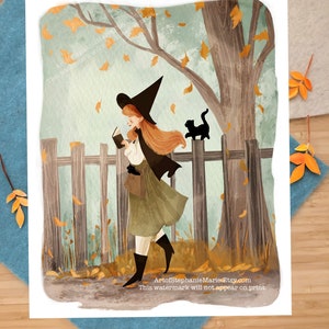 The Walk Home Illustration Art Print