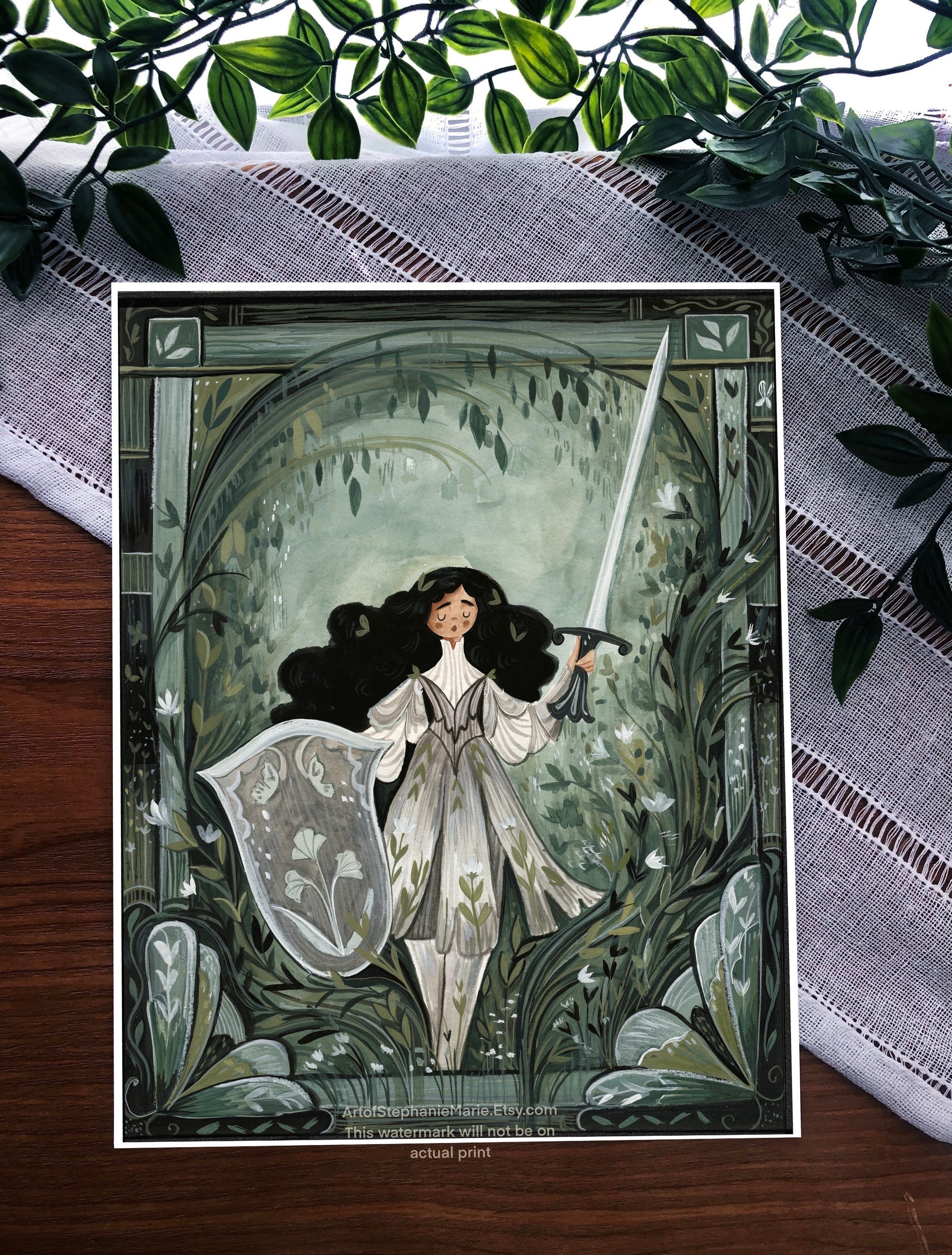 The Knight Illustration Art Print - Etsy