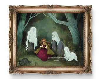 Ghost Stories Illustration Art Print