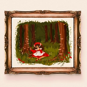 In the Mushroom Forest Art Print