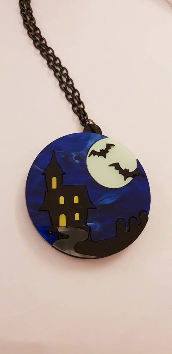 Necklace Cleavage And Fireplace Brooch With Fire And Christmas Etsy
