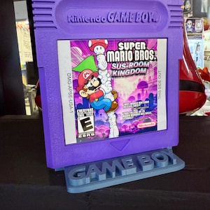 Cursed Gameboy Cartridge Wall Art / Super Mario SUS-Room Kingdom