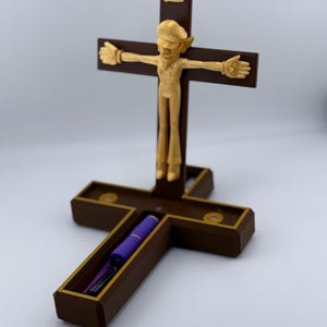Crucifijo de los Últimos Ritos de Waluigi (ENVÍO GRATIS dentro de EE. UU.)