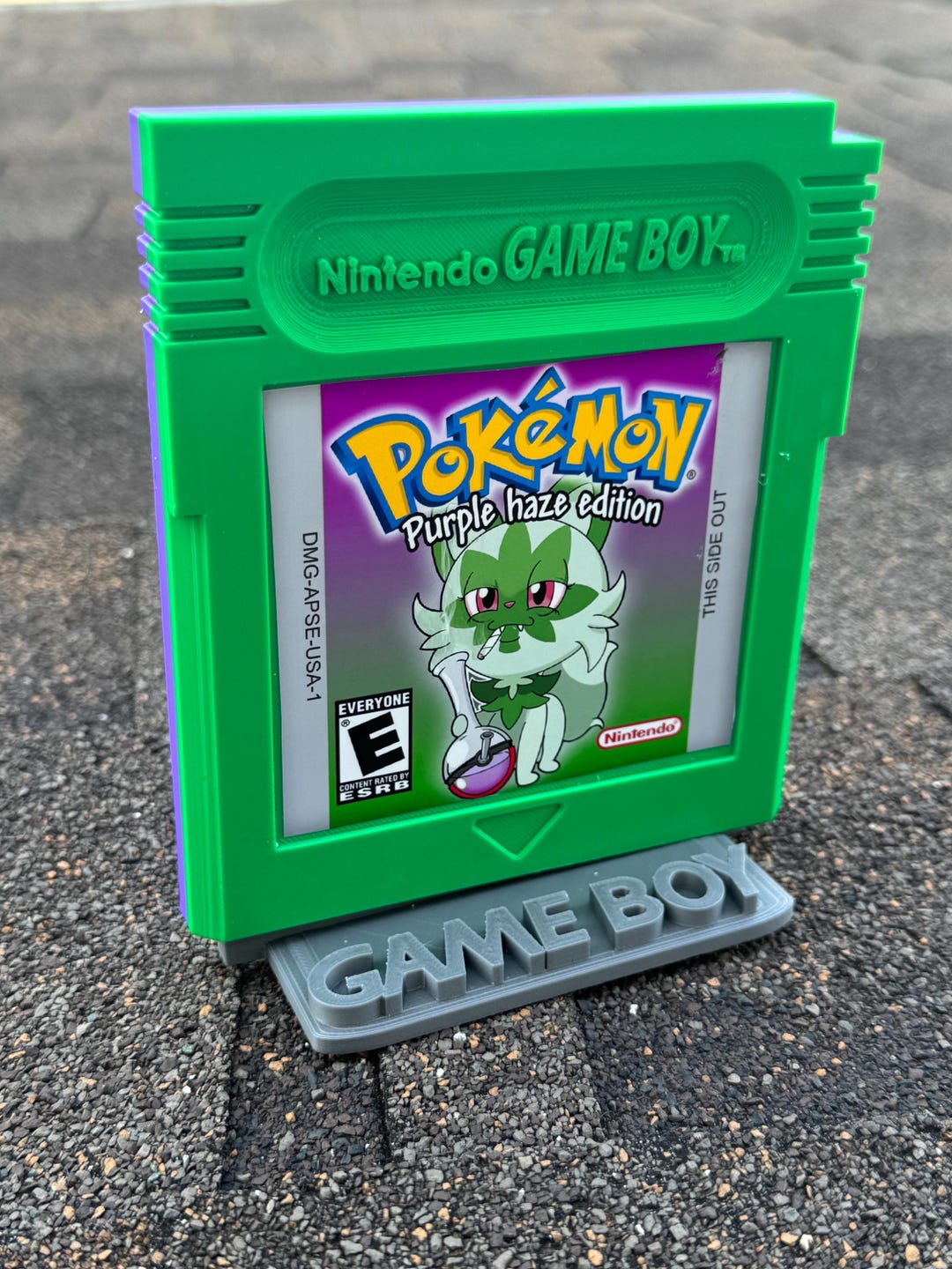 Cursed Gameboy Cartridge Wall Art / Purple Haze Edition - Etsy