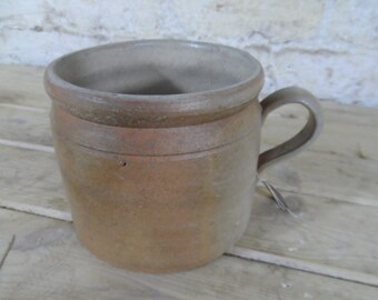 French stoneware cup/vase