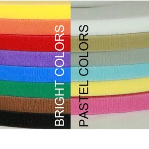 Ultra thin VELCRO® brand double sided hook & loop tape one1 yard 3/8'', 1/2, 5/8, 3/4, 1, 1 1/2, 2, 3, 4 wide doll clothes dresses image 3