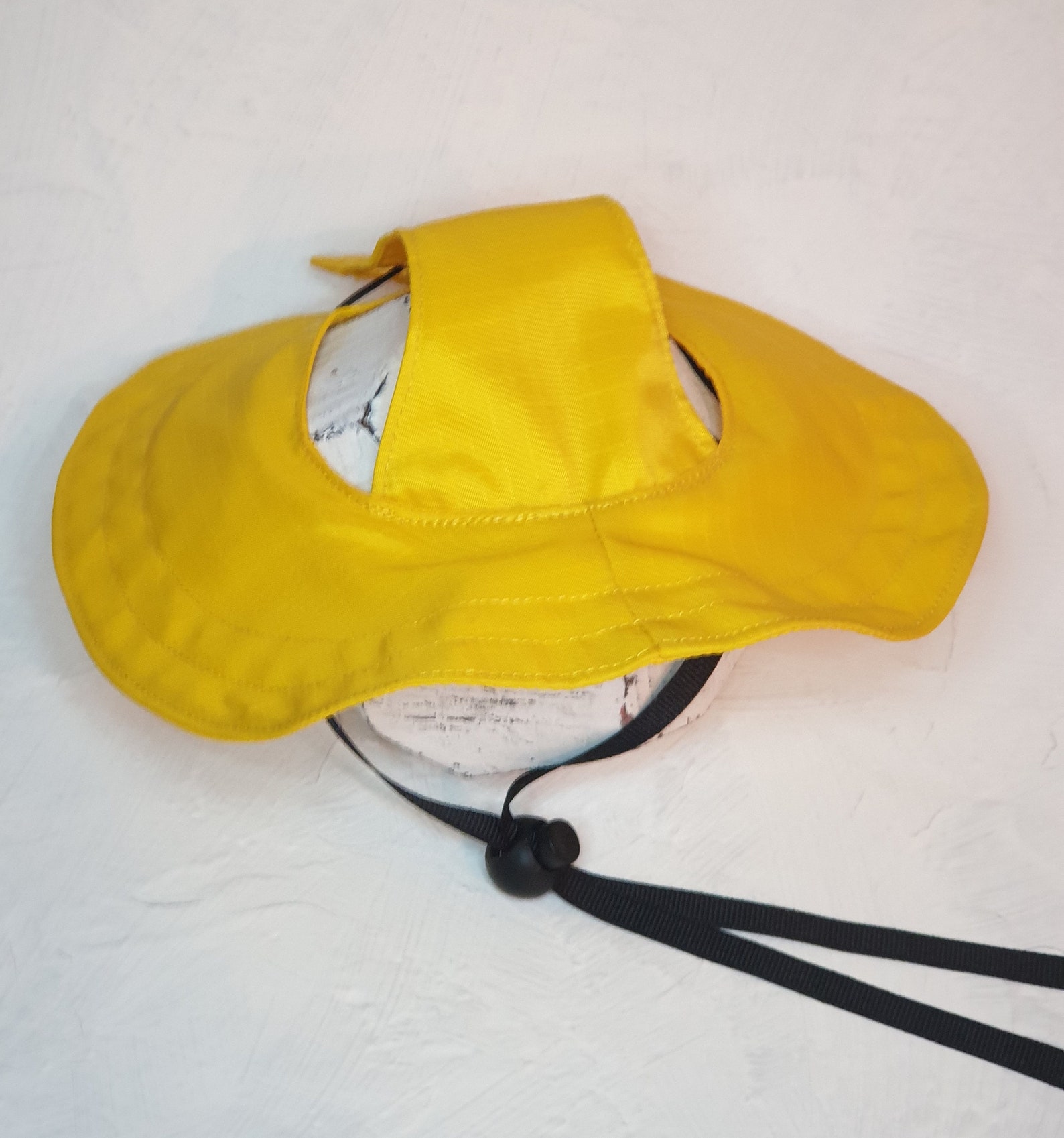 Yellow Rain Hat photo Prop With Slots for Ears for Etsy