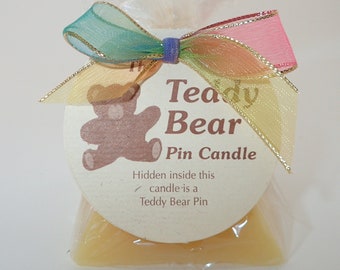 The Teddy Bear Pin Candle