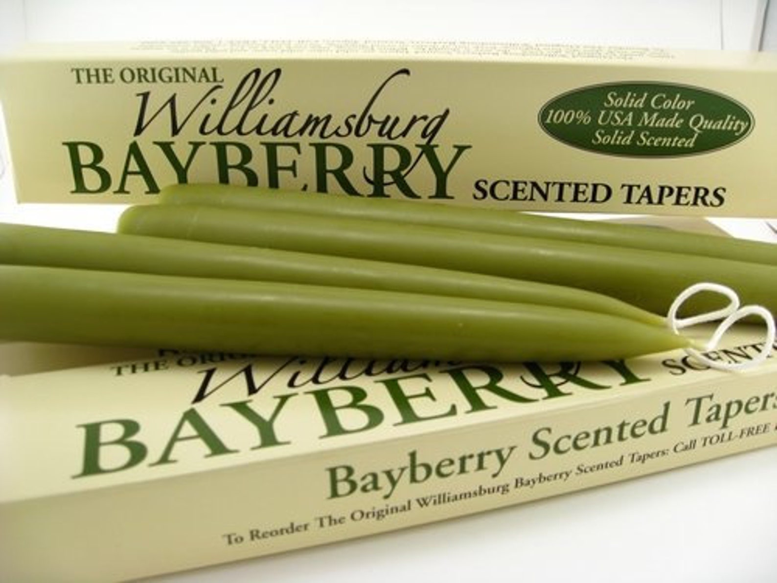 Williamsburg Bayberry Candles Tapers with Bayberry Candle Etsy