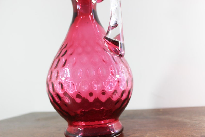 RARE Decanter Pink Fenton Dot With Lid Fenton Art Glass Etsy