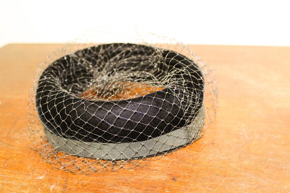 Vintage Elegant Black Union Made Hat 1930s / 1940… - image 3