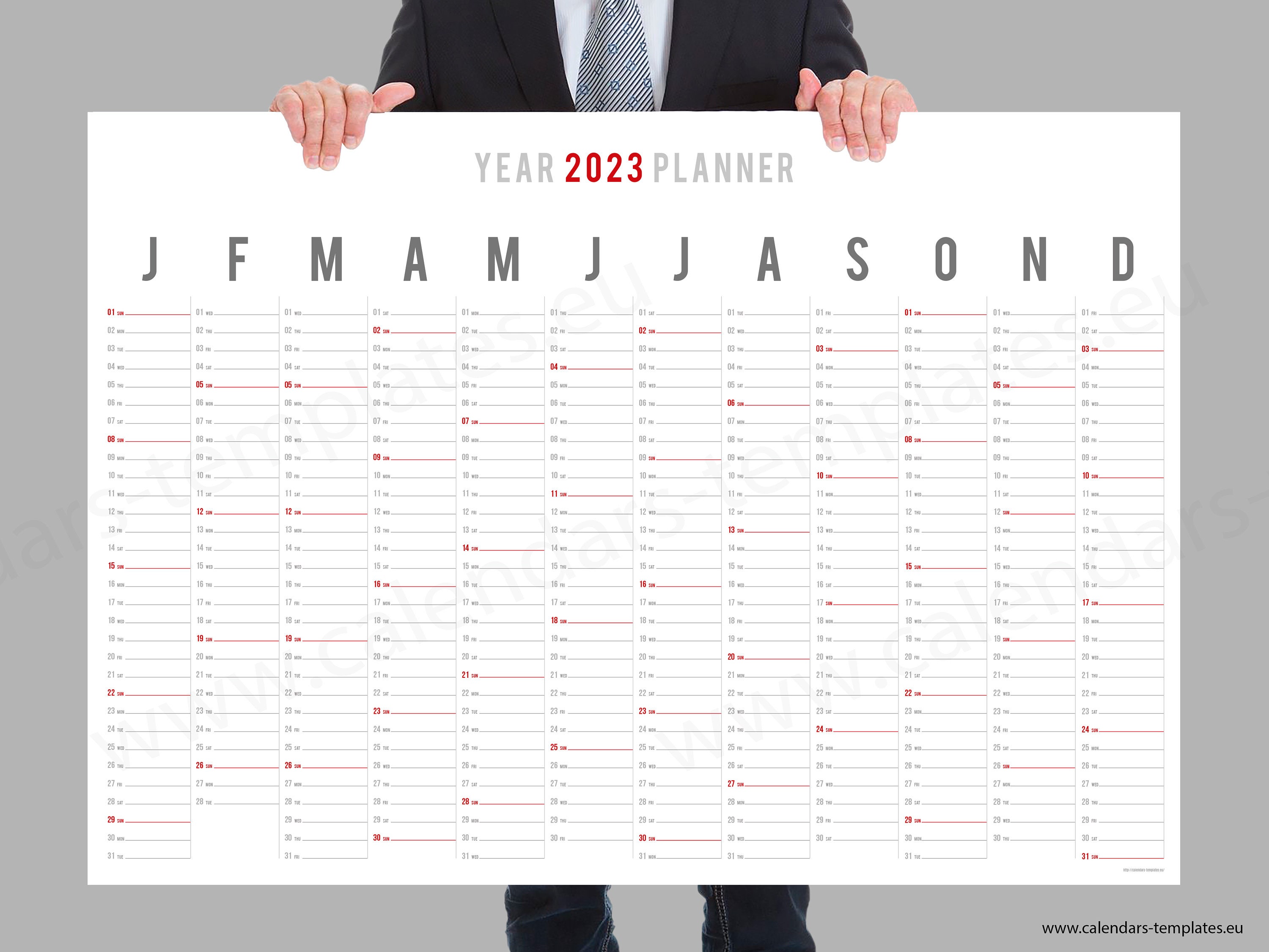 2023-year-wall-planner-modern-landscape-year-wall-planner-etsy