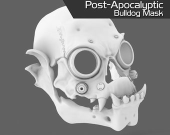 Post apokalyptische Bulldogge Maske