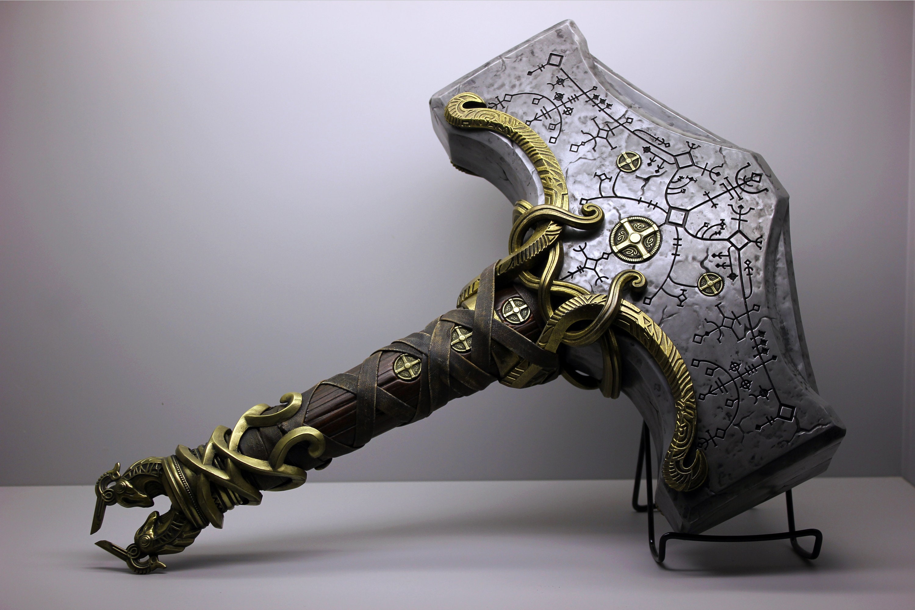 God Of War - Thor's Hammer (Mjolnir) by ColinSS906 - Thingiverse