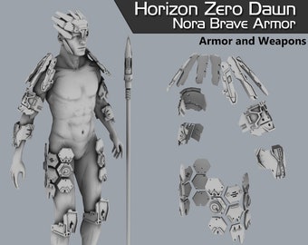 Horizon Zero Dawn: Nora Brave Armor Digital Models