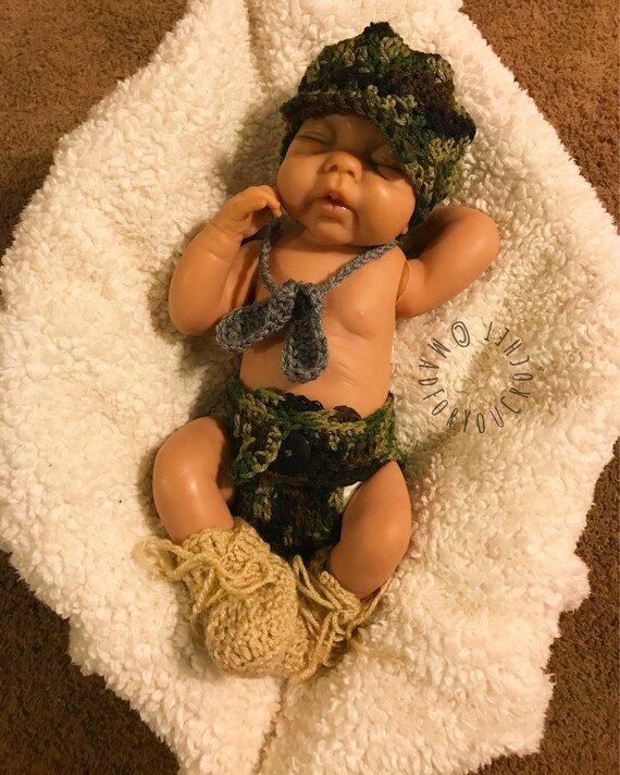 infant army costume
