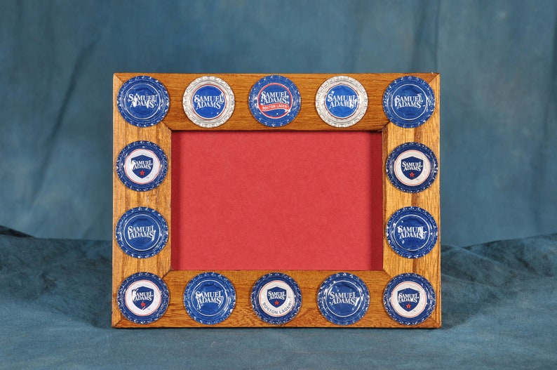 Sam Adams Beer cap picture frame