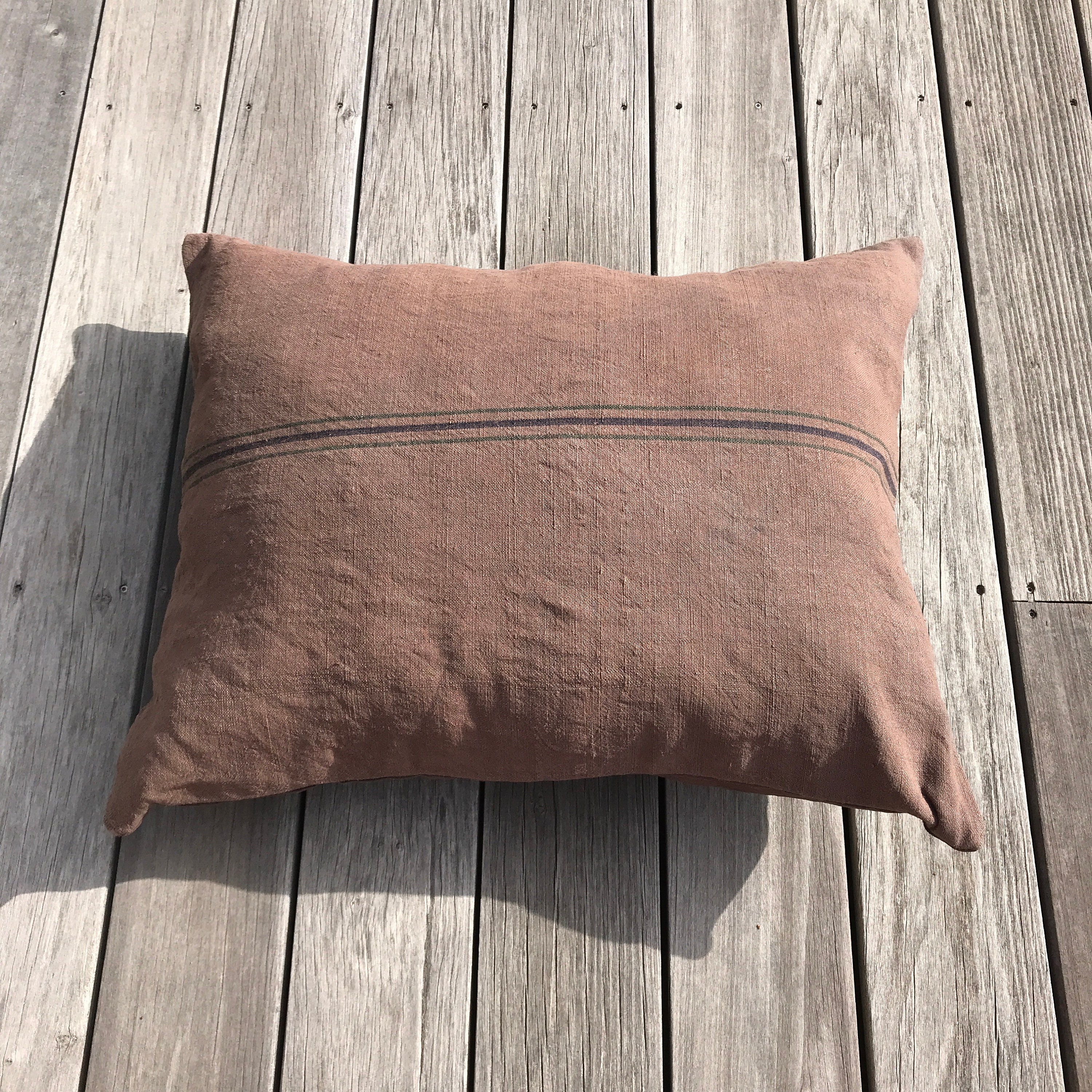 Coussin en Chanvre Ancien