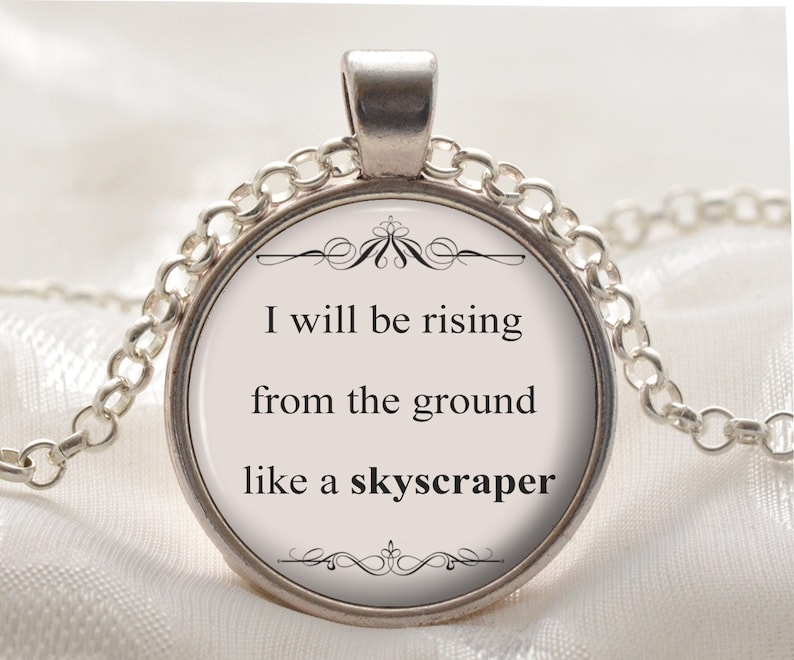 Quote Jewelry Demi Lovato Song Lyrics Quote Necklace Etsy
