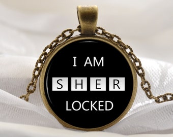 Sherlock Holmes - joyería de Sherlock Holmes - Sherlock Holmes collar - soy Sherlocked único Detective TV regalo Ideas para ella