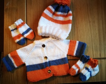 Hand-knitted Baby Set