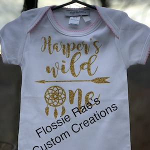 Personalized Wild One Dreamcatcher Birthday Shirt