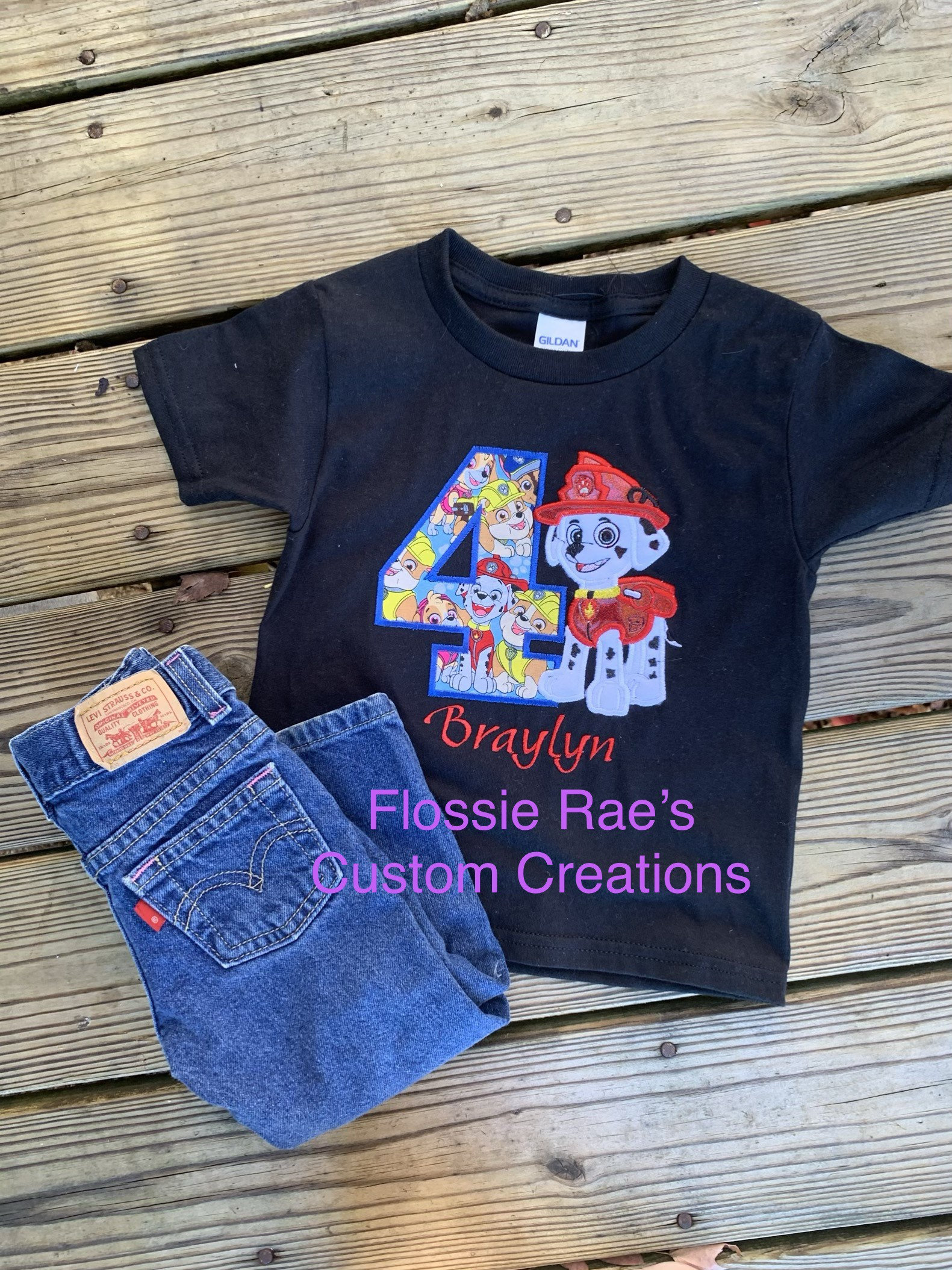 Personalized Paw Patrol Etsy - Shirt