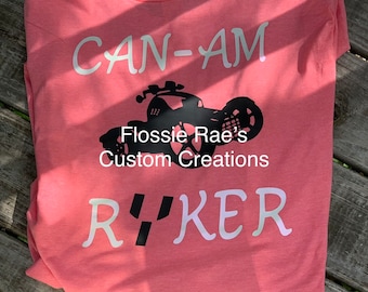 Ladies RYker personalized T-shirts