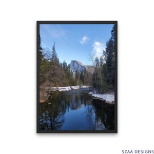 Yosemite Art, Yosemite Printable, Yosemite National Park, Yosemite Print, Digital Art, Digital Download, Digital Print, Digital, Half Dome